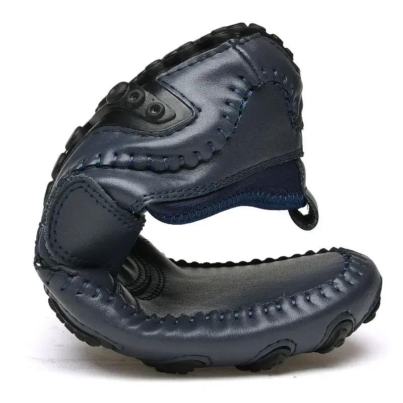 Модная мужская повседневная обувь из натуральной кожи ручной работы, итальянская обувь из мягкой перфорированной кожи для мужчин, дышащая летняя обувь для вождения, zapatos