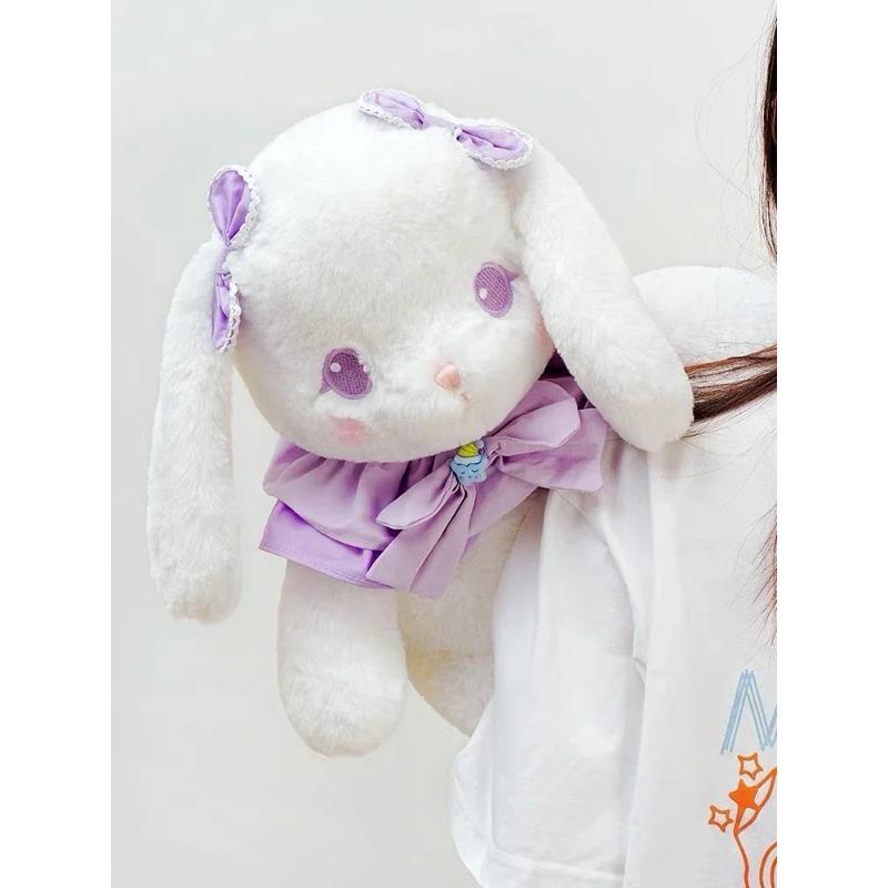Милая японская кукла-медведь в стиле Лолиты, кролик, детский мягкий плюшевый кролик, мягкая подушка для объятий, подарок на день рождения для девочек