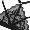 European and American Plus Size Lingerie Lace Gathered Front Buckle No Steel Ring Bra Sexy Big Chest Small Thin Cup Beautiful Back