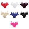 Underwear Women Lace Floral Thong Low-Rise T-back Panties Lace Solid Briefs  Female