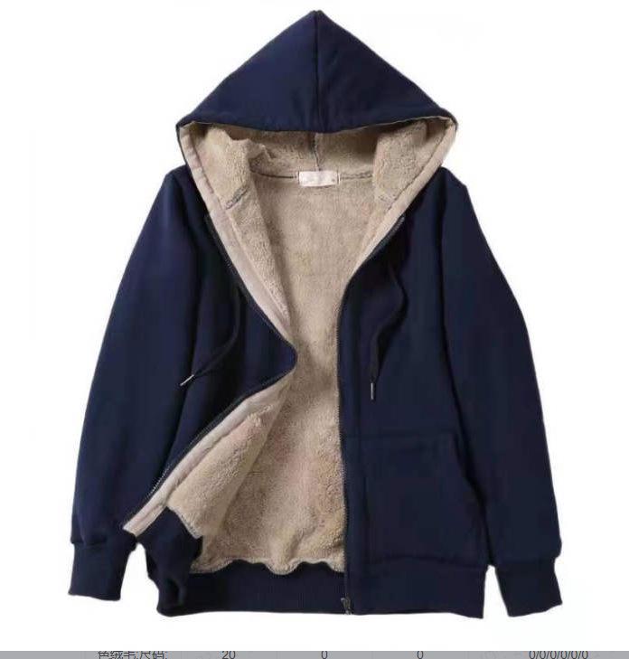 Новая европейская и американская женская плюшевая толстовка с капюшоном - однотонная и с принтом