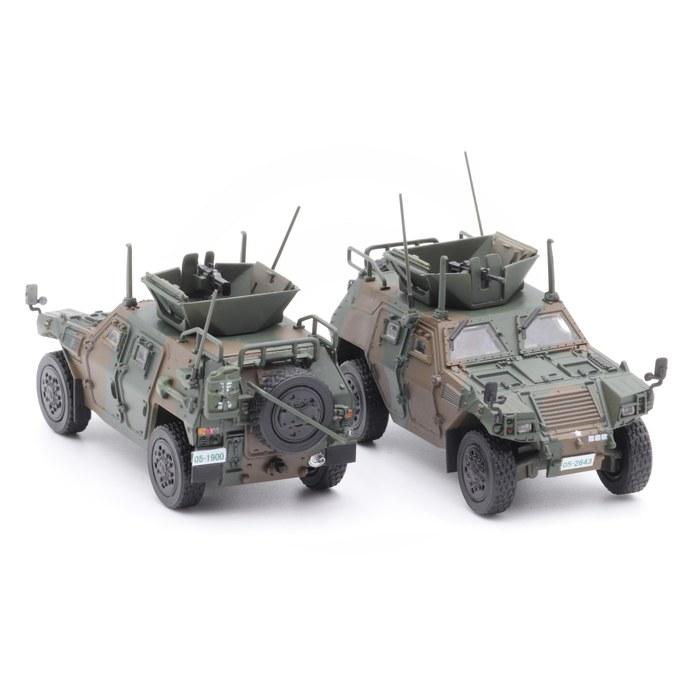 Fujimi Model 1/72 Военная серия №17 EX-1 Легкий бронированный мобильный автомобиль Сил самообороны Японии (Подразделение Национальной гвардии) (2pcs) 72M-17 EX-1 Серый