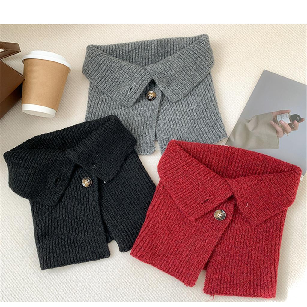 Девочка Женская Вязаная Снуд Шарф Петля Бесконечность Платок-Шарф Леди Грелка для Шеи Обмотка Шарфы Маска для Лица Имитация Воротника