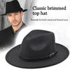 Short Brim Bucket Hats Felt Fabric Trilby Hat New Panama Hats  Winter Season