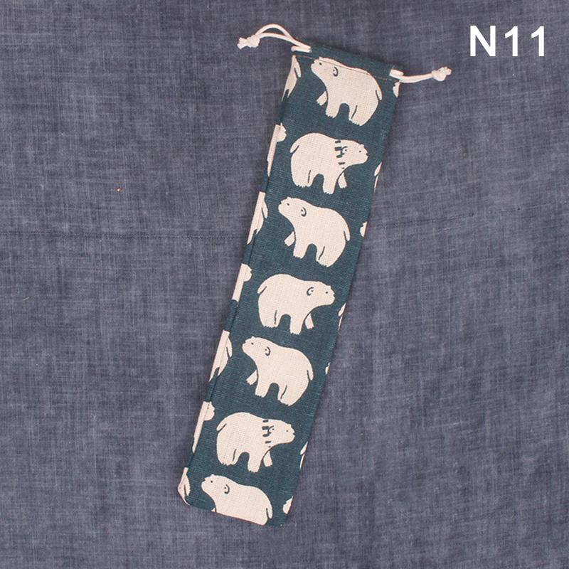 1 шт. многоразовый соломенный мешочек для металлических соломенных столовых приборов, красочный дорожный походный палочки для еды ложка вилка нож сумка для хранения контейнер