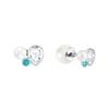 Swarovski Women's Extra CrystalPearl Earrings Blue White 5205010