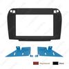 Compatible with Mercedes-Benz S-Class W220/CL-Class C215 Double DIN AV Faceplate