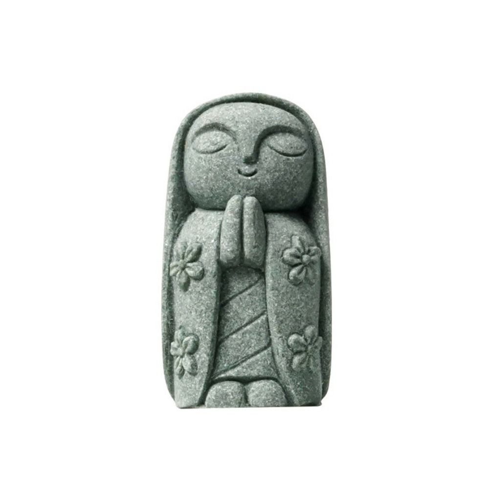 Handmade Buddha Statue Exquisite Zen Garden Ornament Little Monks Figurine  Aquarium Decor