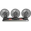 Car Fan 360° Adjustable 3 Head Air Fan Automotive Electric Fan Usb/12V/24V Fan 2 Speeds Car Silent Fan For Home Desk Office&Car