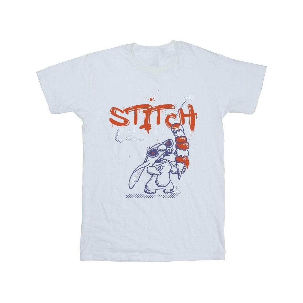 Disney Mens Lilo & Stitch Ice Creams T-Shirt