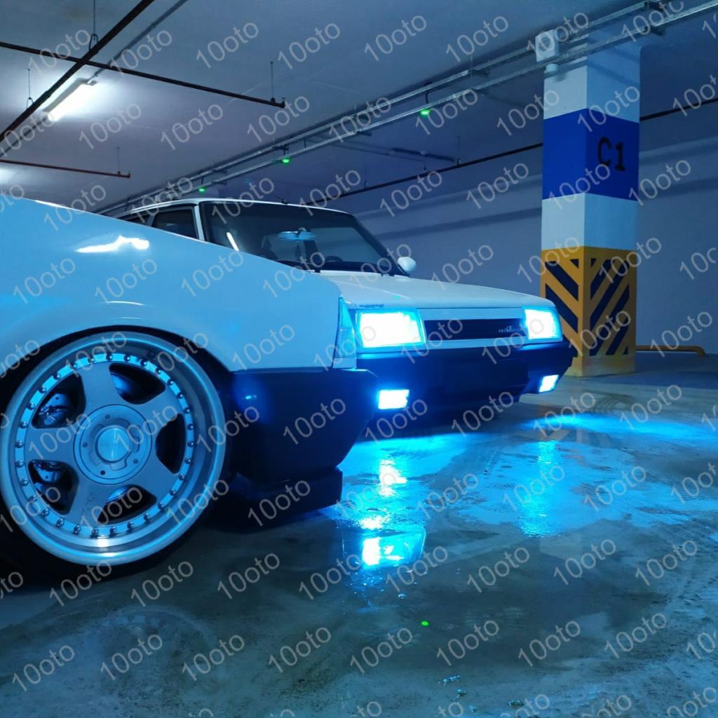 10oto Ледяной синий светодиодный ксенон 9000 ЛЮМЕН с эффектом молнии