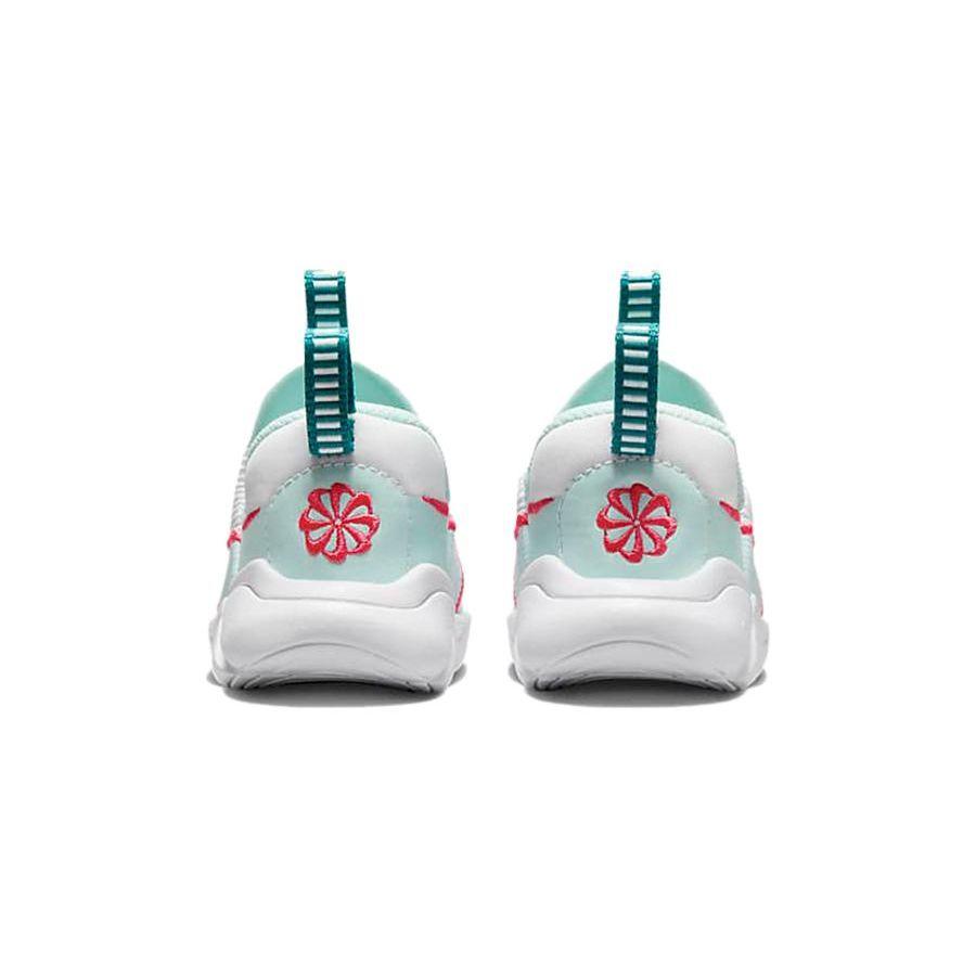 Nike Flex Plus 2 TD Сетка Нескользящие Низкие Детские Кроссовки для Ходьбы Детская Обувь Белый Синий Красный DV8998-101