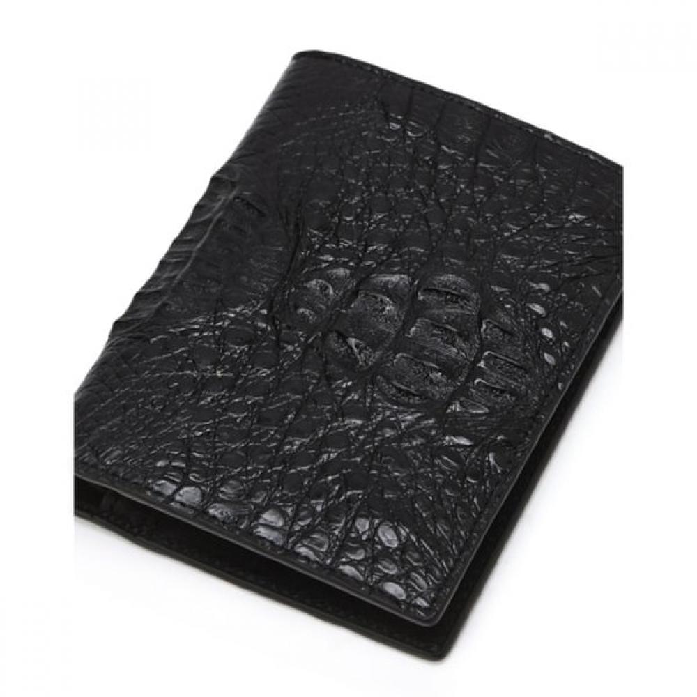 Daks Black Real Crocodile Wallet Dbwa6e712bk