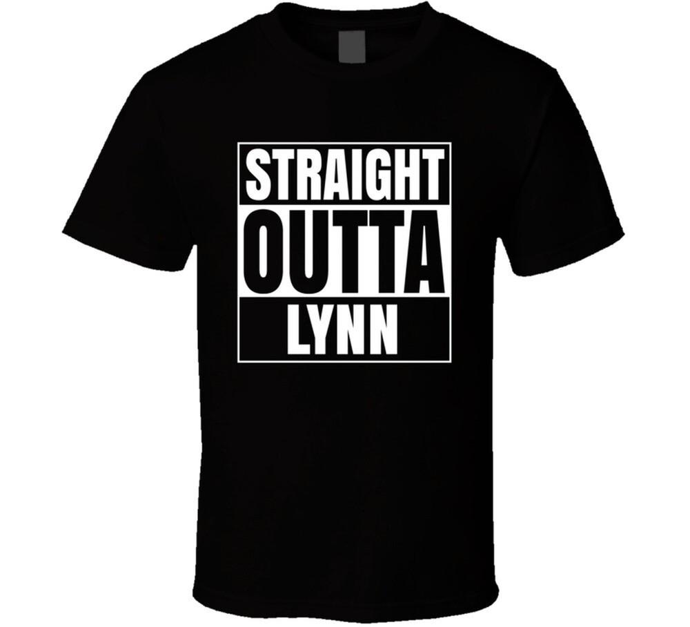 Straight Outta Lynn Massachusetts City Parody T Shirt