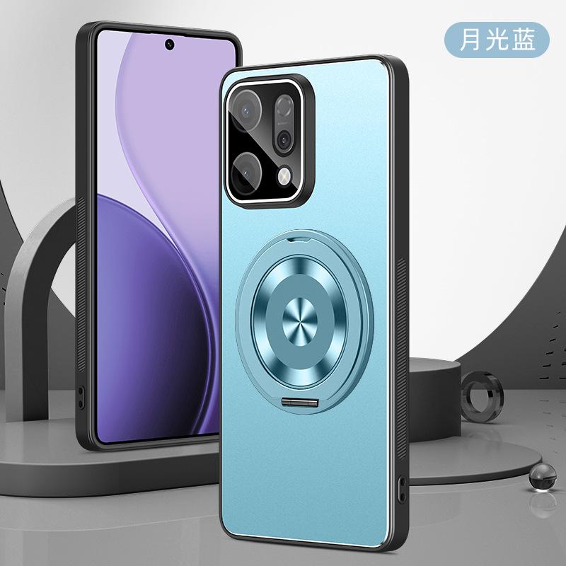 Чехол для мобильного телефона OPPO Reno11 Золотой Щит Линза Полностью закрывающий Reno11Pro Вращающаяся подставка Защитный чехол Жесткий