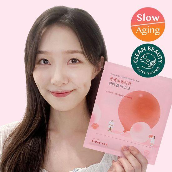 ROUND LAB Маска-гель Camellia Deep Collagen Elasticity (1 лист)