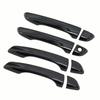 Chrome/Carbon Fiber Car Door Handle Cover Trim For Hyundai Elantra 2017-