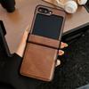 Для Samsung Galaxy Z Flip 7 6 5 4 3 5G Чехол Роскошная Кожаная Петля Всесторонний Складной Ударопрочный Защитный Жесткий Задний Чехол
