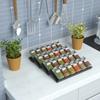 4 Layer Spice Drawer Organizer Adjustable Acrylic Spice Jars Rack Tray Expandable Seasoning Organizer Cabinet Kitchen Shelves