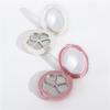 Flower Shape Empty Eyeshadow Case with Mirror Lipstick Box Cute Cosmetic Sample Container  Outdoor