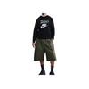 Nike Club SS25 Comfortable Fashion Letter Long Sleeve Sweatshirt Men sweatshirt Black IB8409-010