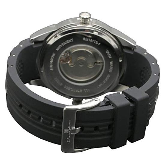 Кварцевые часы Salvatore Marra с двойным временем, официально импортированные, мужские SM18113-SSWHBL,