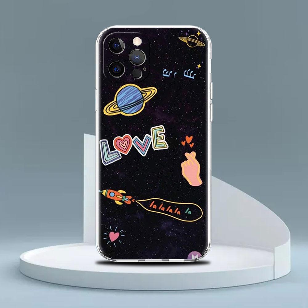 Прозрачный чехол для Apple iPhone 14 13 11 12 Pro 7 8 Plus XR X XS Max 6 6S 14Pro силиконовый чехол для телефона Луна Астронавт