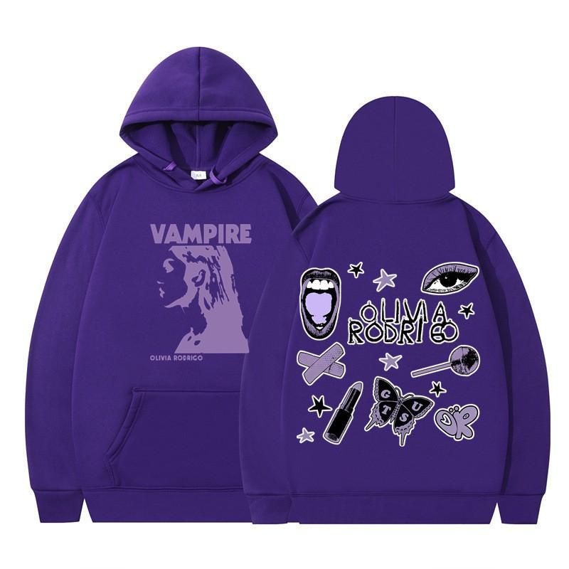 Olivia Rodrigo Hooded Sweatshirt Womens Oversized Cotton Pullover Hoodie Fall Winter Streetwear Loose Fit Long Sleeve