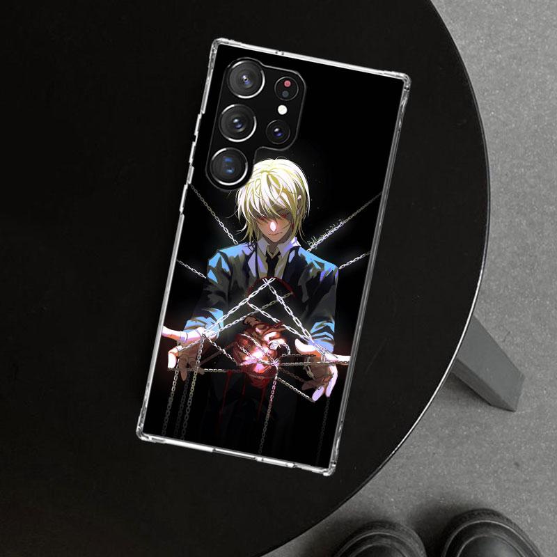 Чехол Huner X-Hunters Курапика для Samsung Galaxy S26 S25 Edge S24 S23 Ultra S22 Plus S21 FE S20 + Арт Кастомный Забавный
