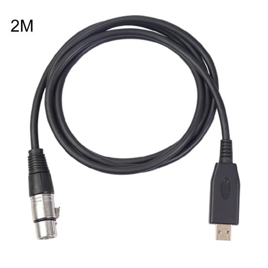 USB Male To XLR Female Microphone Converter Mic Studio Adapter Audio Link Cable