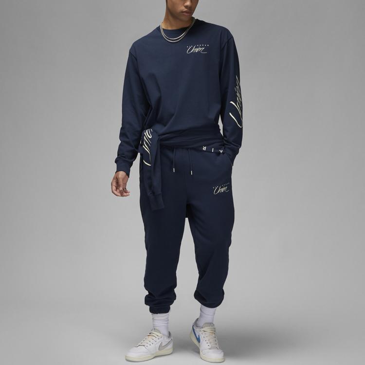 New JORDAN X Union Mj L/S Tee Asia Sizing DV7342-419