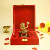 100% Pure Brass Hanuman Ji Murti In Luxury Red Velvet Gift Box God Idols for Gifting | Best Wedding Gifts for Marriage Couple, Marriage Gifts