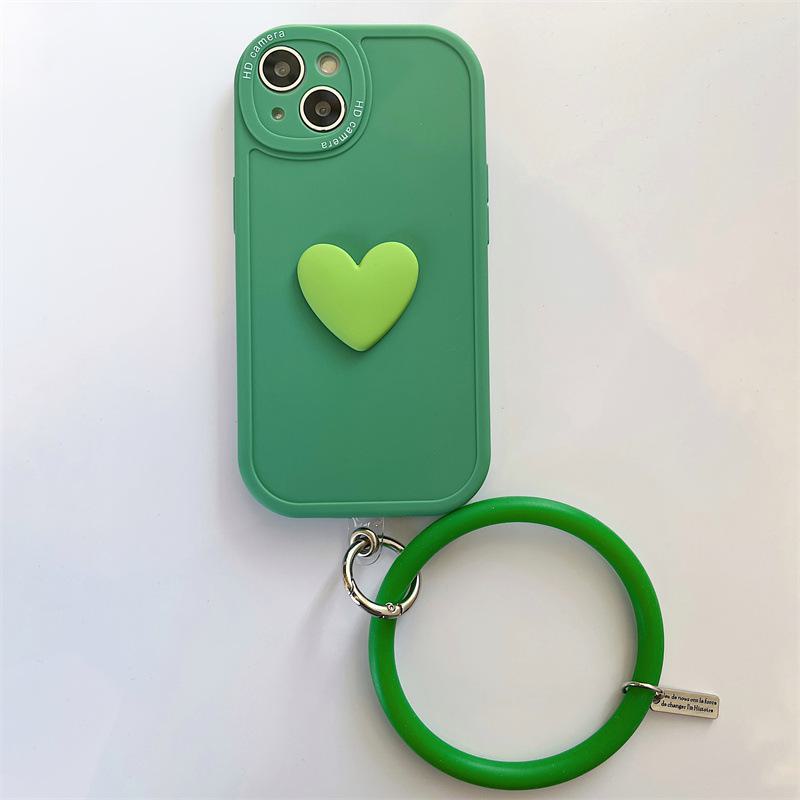 Мягкий силиконовый чехол с матовым покрытием и кольцом для руки для Apple 13Promax, 11, 12 и 8plus.