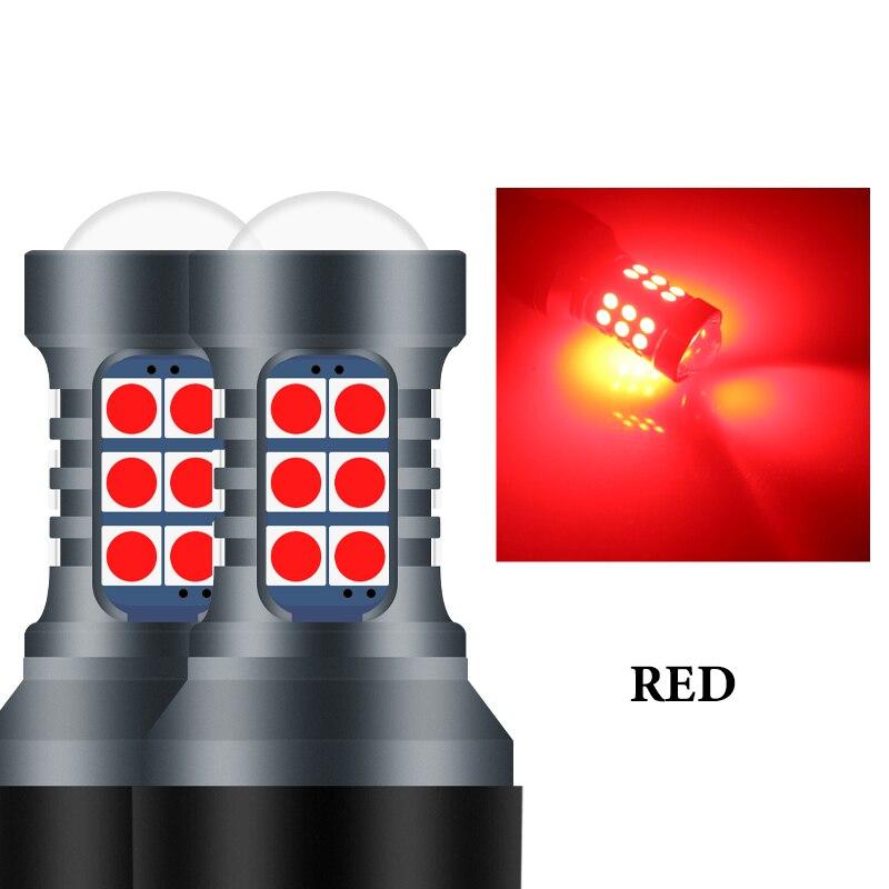 2 шт. T20 LED 7440 7443 Led WY21W W21W светодиодные лампы автомобильные сигнальные лампы T20 3030SMD резервный фонарь заднего хода супер яркий