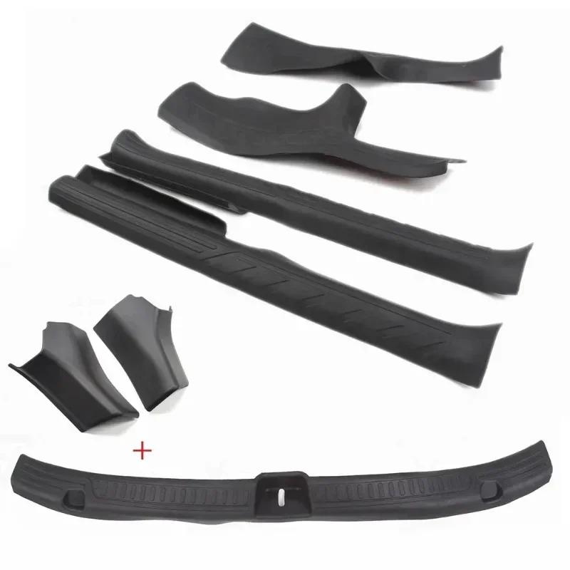 Накладка на порог двери для Tesla Model Y, накладка на порог багажника, накладка на педаль приветствия, наклейка из АБС-пластика, боковые крылья, ТПЭ коврики, автомобильные аксессуары