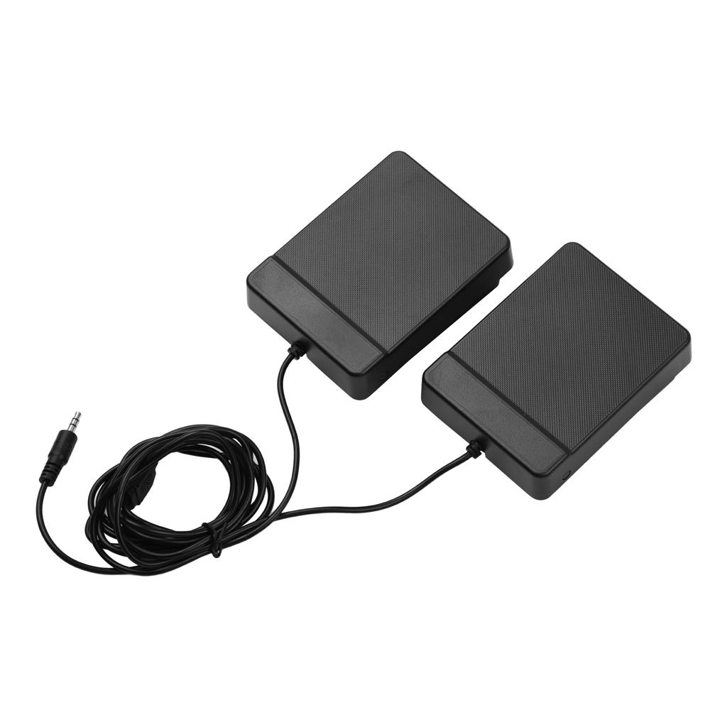 3,5 мм интерфейс Компактная педаль сустейна Универсальная двойная педаль для музыкальных инструментов Портативное складное пианино Электронное