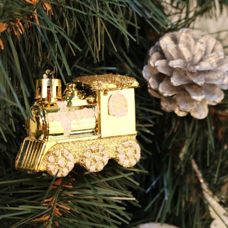 Set of 3 train baubles