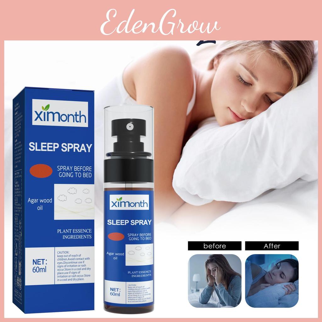 Ximonth Sleep Spray Relaxing Aroma Mist For Stress Relief And Restful Sleep 60ml