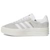 Gazelle Bold Grey White Женские кроссовки Grey-Two Cloud-White Core-White HQ6893