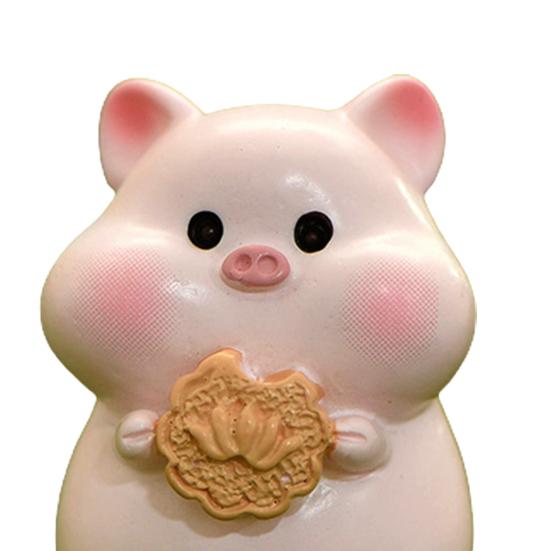 Миниатюрная статуя, прочная для украшения, разноцветная, красочная, миниатюрная статуэтка из смолы, удобная, привлекательная, яркая.