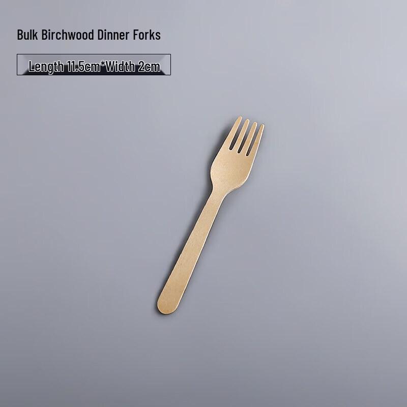 Biodegradable Disposable Birch Wood Cutlery