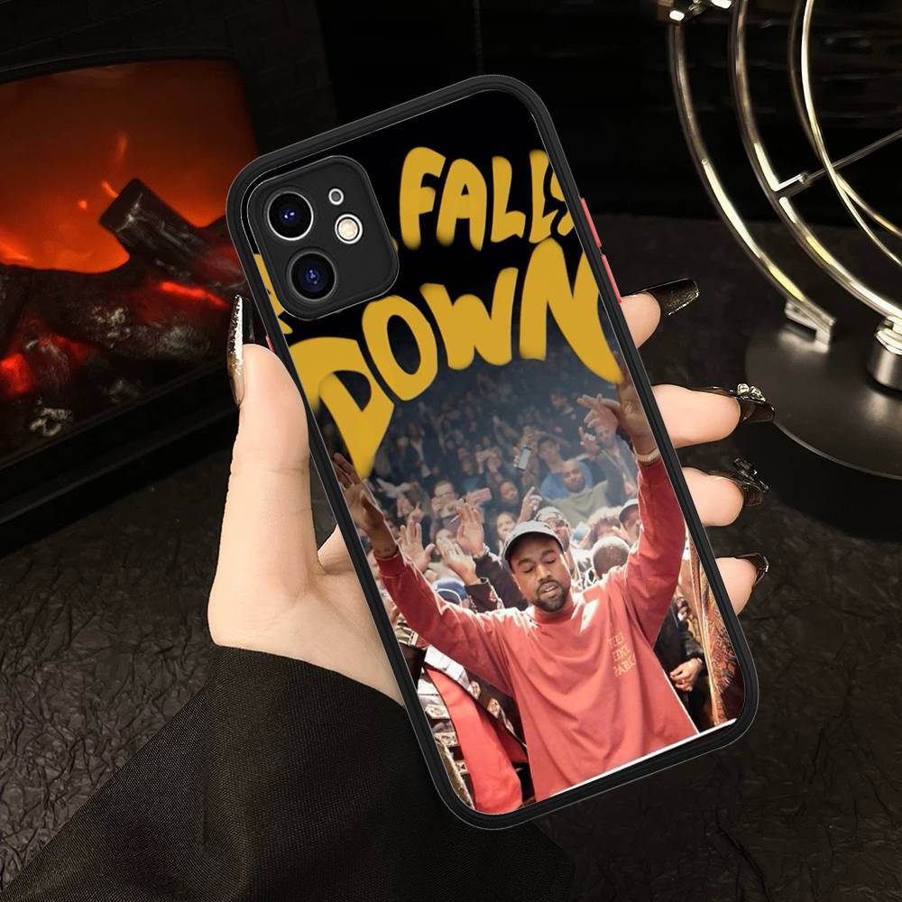Rapper Kanye West YE For IPhone Air 16 15 14 Plus 13 12 11 Pro Max Matte Cover Jelly Shockproof Phone Case
