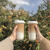 Kawaii Tritan бутылка для воды для сока, молока, чая, кофе, пластиковая герметичная бутылка для питья, портативные стаканчики для воды для девочек, не содержит BPA
