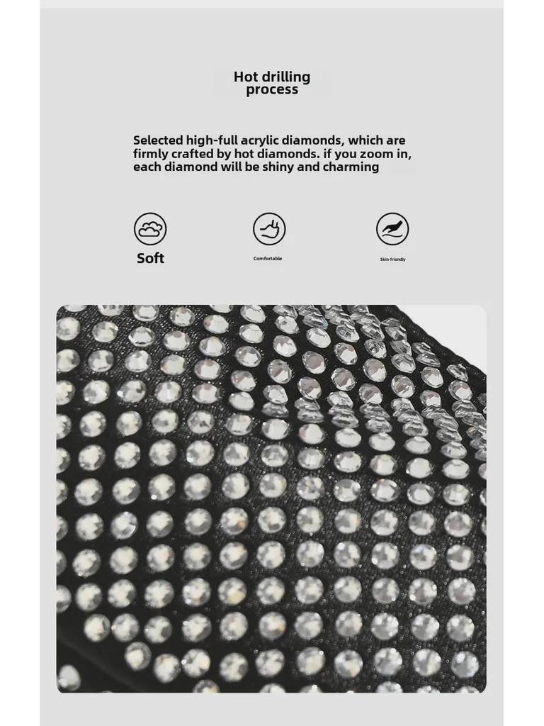 Элегантная вечерняя сумочка со стразами - модная женская сумка через плечо