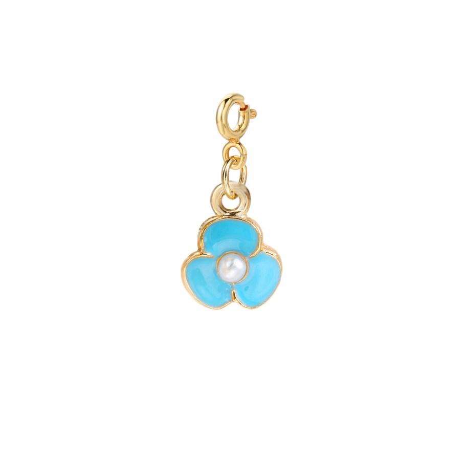 Multicolor Flower Pendant Charm For Women Romantic Party Spring Fashion Jewelry Handmade DIY Making Accessories Wholesale