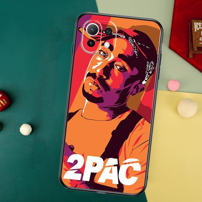 2Pac Makaveli Tupac Amaru Shakur Case For Xiaomi 14T Pro 11T 12T 13T 13 14 15 Ultra POCO X7 Pro X3 X5 X6 M6 F5 F6 Pro Cover