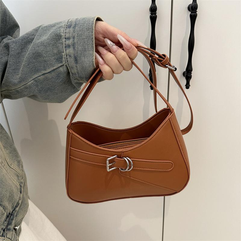 Сумка-ниша Premium sense большой емкости 2025 года, новая весна и лето, ретро-сумка через плечо, сумка-подмышка, локомотив