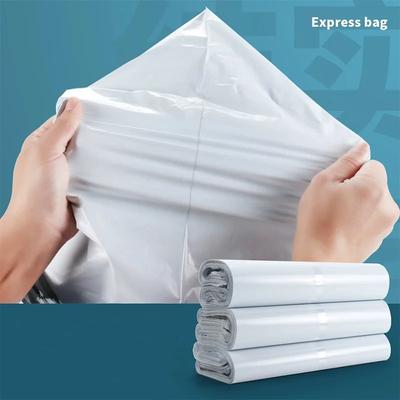 50 шт. Пакеты-конверты Пластиковые экспресс-конверты Сумки для хранения Белый цвет Почтовые пакеты Самоклеящийся замок Курьерский пакет