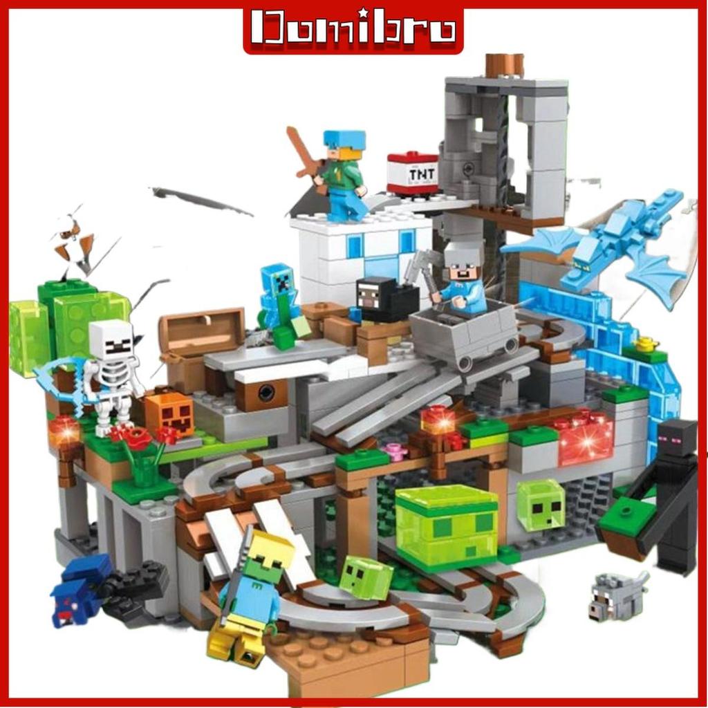 MC Building Block Farm and Villages Field Cave Trap Toys для детей