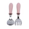 Baby Tableware Set Children Utensil Toddler Dinnerware Cutlery Infant Food Feeding Kids Spoon Fork